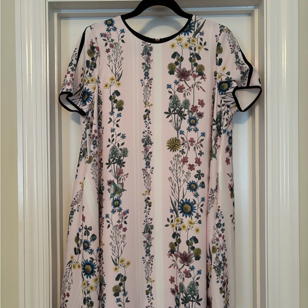 Ted Baker Floral Print Pink Dress